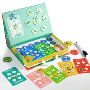CE EN71 çocuk erken eğitici oyuncaklar bulmaca alfabe manyetik kitap bebek öğretici oyuncaklar