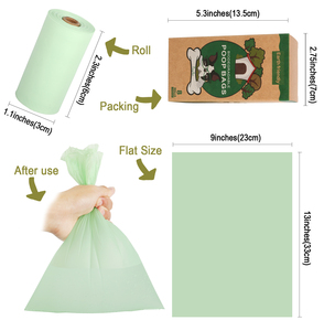 Acepte la impresión de logotipos personalizados Elección flexible de tamaño y grosor con bolsas para caca de mascotas de fácil uso - Product Image 3