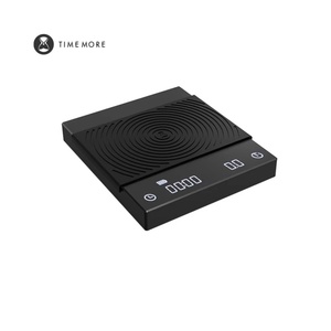 Báscula Digital Inteligente Veidt con Carga USB, Diseño Moderno y Simple, para Café y Frutas, Portátil, Color Negro, Forma Elíptica - Product Image 4