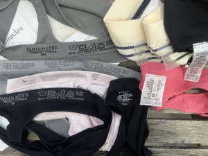 2-U0376 # Slip Donna Senza Cuciture a Vita Bassa a Righe, Stile Misto Quotidiano in Nylon, Comodo e Traspirante - Prezzo Basso, Disponibilità Immediata - Product Image 6