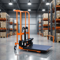 Carretilla Manual Multifuncional de Acero de Alta Resistencia con Capacidad de Carga de 400 kg, Plataforma Portátil para Compras