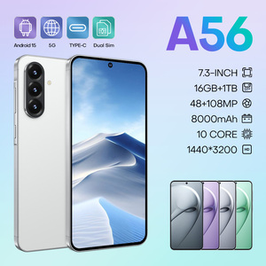 Smartphone A56 4G 5G Economico, 7.3 Pollici, 8000mAh, 16GB 1TB, 120Hz, Vendita all'Ingrosso, OEM Alternativo, Clone Compatibile, Certificato Globalmente, HD 3A - Product Image 5