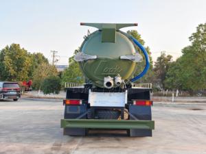 Custom green Shacman 6×6 off-road <b>vacuum</b> sewage truck for export,equipped with dual oil <b>pumps</b>,applicable for winter construction - Product Image 6
