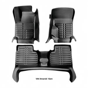 Alfombrillas de Coche de Cuero Eva 5D de Alta Calidad, Impermeables y Fáciles de Limpiar, Juego Completo para <span class=keywords><strong>Volkswagen</strong></span> <span class=keywords><strong>ID3</strong></span> ID4, Passat A4, Jetta - Product Image 4