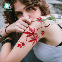 Nouveaux Tatouages Temporaires Réalistes 2025 : Designs de Vaisseaux Sanguins et de Feu pour Halloween – Art Corporel