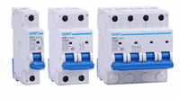 Disjoncteur 1P AC/DC MCCB MCB Nxb-63 Nb1-63dc 100% original Chint pour éclairage domestique et système solaire