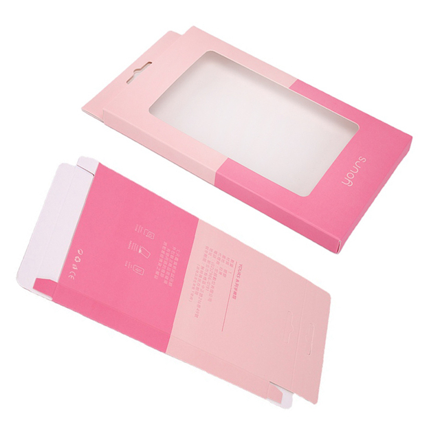 3C Deluxe Electronic Products Lightweight Small Card Box Packaging 200g Thickened Open Window PCV Mailing Boxes From 300Q