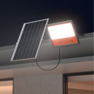 Solar Flood <b>Light</b> 120lm/W LED Aluminum Body Surface Mounted Outdoor Waterproof With Solar Panel - Product Image 3
