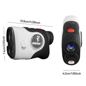 Laser Rangefinder 1500m 6.5x Magnification LCD Display Rechargeable Battery <b>Golf</b> Outdoor Use - Product Image 3
