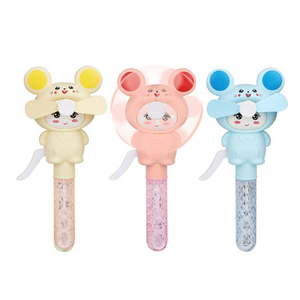 Ventilateur à bulles manuel 2-en-1 en forme d'animal de dessin animé, souffleur de bulles portable pour enfants, jouet d'extérieur rafraîchissant pour l'été - Product Image 3