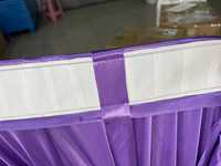 Offre Spéciale : Panneaux de fond en soie glacée 3x3m pour décoration de scène de fête d'anniversaire et de mariage, rideau drapé pour baby shower