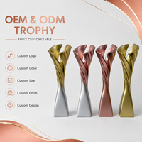 Trophées en résine personnalisés avec motifs gravés pour les compétitions et les récompenses événementielles