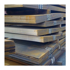 Q235 A36 Placa de piso de patrón de caída de lágrima de hoja de acero al carbono laminado en caliente con resistencia al deslizamiento de diamante - Product Image 2