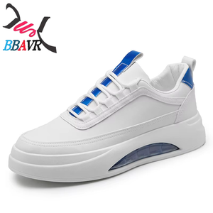 Zapatillas Deportivas Casuales para Hombre, Ligeras, Transpirables, con Parte Superior de PU, Suela Gruesa, Cómodas, Antideslizantes, a la Moda, para Primavera - Product Image 1