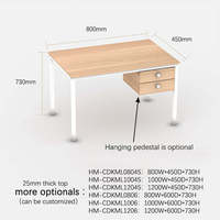 Table d'étude ergonomique pour bureau à domicile moderne poste de travail en bois avec étagère de rangement extensible pour les petits espaces bureau d'écriture