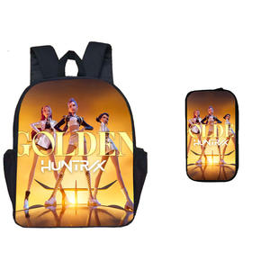 Sac à dos scolaire léger HY7 imprimé <span class=keywords><strong>K</strong></span>-pop Demon Hunters pour étudiants, en tissu Oxford, sac d'anime de dessin animé pour enfants - Product Image 4