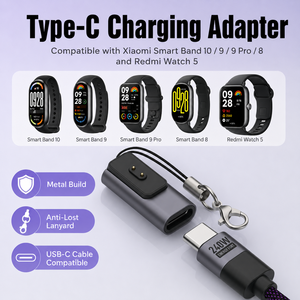 Adaptador de Carga <span class=keywords><strong>Magnético</strong></span> USB-C SIKAI para Xiaomi Smart Band, <span class=keywords><strong>Cargador</strong></span> Tipo-C para Reloj, Convertidor de Carga Portátil para Viajes y Actividades al Aire Libre - Product Image 2