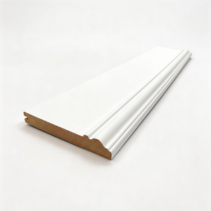 <span class=keywords><strong>Plinthe</strong></span> en <span class=keywords><strong>MDF</strong></span> MD12013, Moulure Décorative en <span class=keywords><strong>MDF</strong></span> Blanc Pré-Apprêté, <span class=keywords><strong>Plinthe</strong></span> en Placage de Bois <span class=keywords><strong>MDF</strong></span> - Product Image 1