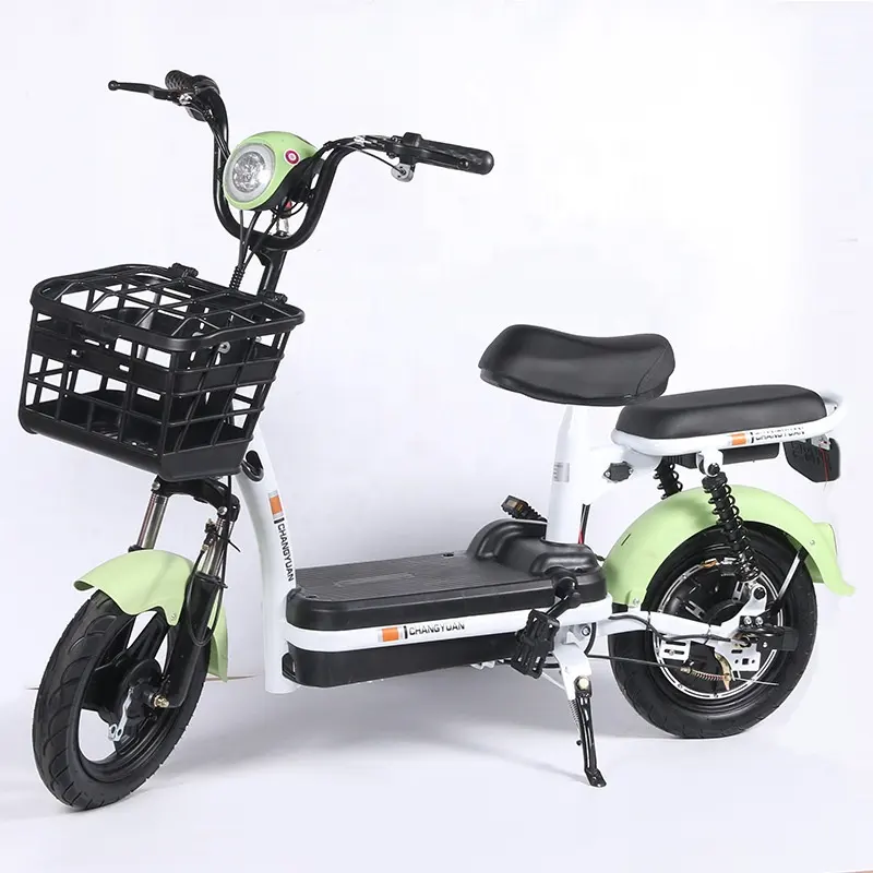 Fast delivery 14 inch 350W motor assist electric scooter 40km with pedal sepeda listrik
