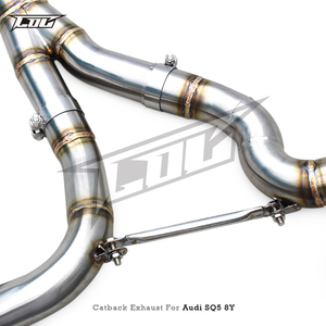 ท่อไอเสีย BSK Straight Catback สำหรับ Audi <span class=keywords><strong>SQ5</strong></span> 8Y 3.0T ปี <span class=keywords><strong>2018</strong></span> ขึ้นไป รุ่นใหม่ล่าสุด ทำจากสแตนเลส ท่อไอเสียแบบมีวาล์ว สำหรับรถสตรีทคาร์ ระบบไอเสียแบบดั้งเดิม - Product Image 3