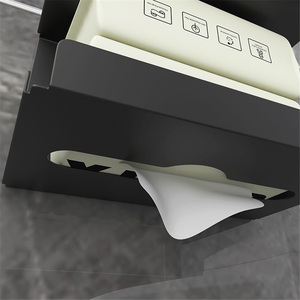 Zinc Alloy Wall-Mounted Bathroom Racks Modern Design for Hotel Toilet Paper <b>Storage</b> & Cleaning - Product Image 3