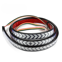 Nouvelle Bande LED Flexible pour Hayon, Feu de Positionnement, Clignotant et Stop, Étanche IP67, Rouge et Jaune, 60 Pouces, pour Pick-up, SUV, Fourgonnette, Camion, Voitures