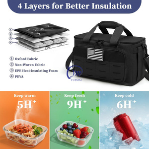 Bolsa Térmica Táctica para Almuerzo, para Campamento, Senderismo, Picnic al Aire Libre, para Hombre, con Sistema Molle EDC - Product Image 3