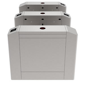 Paslanmaz çelik geri çekilebilir Flap turnike kapısı bariyer güvenlik erişim kontrolü ofis binası güvenli otomatik giriş ve çıkış - Product Image 3