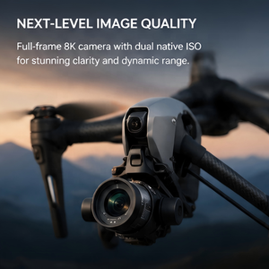 Dron DJI Inspire 3 con GPS RTK de 28 min de autonomía, 1 TB de almacenamiento, montura DL, transmisión 8K Cinema Full-frame DNG ProRes para cine - Product Image 3