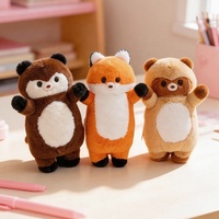 Vente directe usine : Jouet en peluche personnalisé, animaux en peluche, renard de dessin animé, jouet en peluche couineur pour enfants