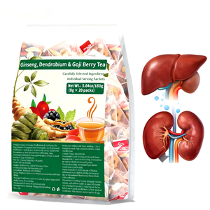 Tè Naturale Cinese per la Disintossicazione del Fegato con Ginseng, Dendrobium e Bacche di Goji per la Pulizia dei Reni - Product Image 1