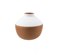 Vase en terre cuite Uobobo pour la maison et le jardin, diffuseur de roseaux en céramique blanche, fait main sur mesure