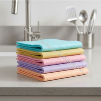 Chiffon de nettoyage multi-usages en viscose non tissée aiguilletée, respirant, super absorbant et écologique pour cuisine et salle de bain