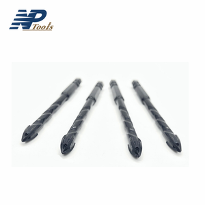 Naipu Hex Shank chéo tungsten carbide tip <span class=keywords><strong>Glass</strong></span> khoan bit xoắn ốc sáo hợp kim khoan bit cho thủy tinh gốm sứ gạch - Product Image 6