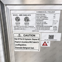 Table de préparation de sandwichs commerciale 204L, réfrigérateur en acier inoxydable R290, table de préparation de salades réfrigérée avec bacs GN, ETL