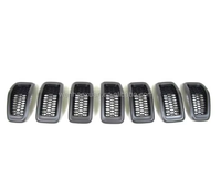 Grilles de radiateur avant Cherokee 2014-2018, noires et grises, neuves, OEM 6CY39XS9AC