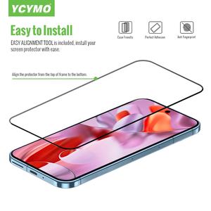 Cobertura completa alta transparente con borde negro teléfono móvil ESD Protector de pantalla de vidrio templado para Google Pixel 10 9 8 7 6 5 - Product Image 4