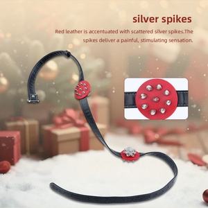 Masajeador de pezones de metal con púas para parejas, sujetador erótico para bondage de senos, juegos para adultos, regalo de Navidad - Product Image 1