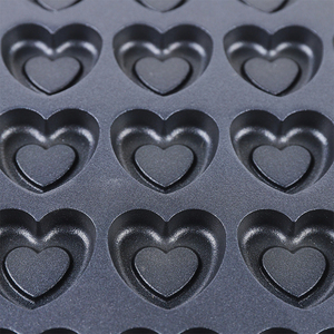 Top Bán Poffertjes Nhà Sản Xuất 50 Giữ Mini Hình Trái Tim Hà Lan Bánh Nhà Sản Xuất Không Dính Bánh Nướng Bánh Máy - Product Image 3