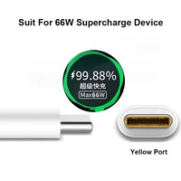 Cable de carga de fábrica 6A 100W 66W 1m 2M 1,5 m Teléfono de carga rápida Banco de energía portátil USB a cable tipo C