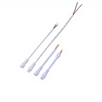 Câble d'alimentation 1,5 mm mâle-femelle, rallonge à fiche, fil de cuivre pur, PVC, automobile, 10A 220V, support de lampe/tube
