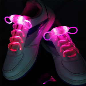 Lacets ronds fluorescents Fête <span class=keywords><strong>la</strong></span> <span class=keywords><strong>nuit</strong></span> cool Lacet lumineux Convient à toutes les chaussures Femme et homme - Product Image 2