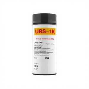 Sistema de Análisis de Orina URS-1K para Monitoreo de la Dieta Cetogénica en el Hogar, Producto Popular, <span class=keywords><strong>Tiras</strong></span> <span class=keywords><strong>Reactivas</strong></span> de Cetonas, 100 Unidades - Product Image 1
