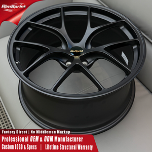 Jantes en alliage forgé allemandes RI-D 15-22 pouces 5x112 5x120 pour BMW G20 G22 Benz E53 Audi S4 S5 Honda Civic Type <span class=keywords><strong>R</strong></span> Subaru WRX STI - Product Image 1