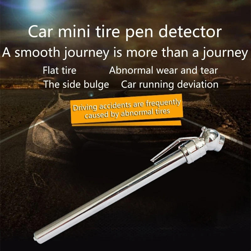 Pencil Tire Pressure Gauge with Tread Design - Image 4