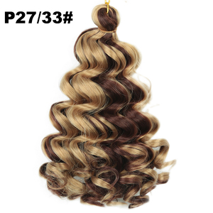 Tresses Italie Courtes Bouclées Amples 12 Pouces 100g, Tresses Bohèmes <span class=keywords><strong>avec</strong></span> Pointes Bouclées Profondes, Crochets Libres pour Femmes Noires - Product Image 5