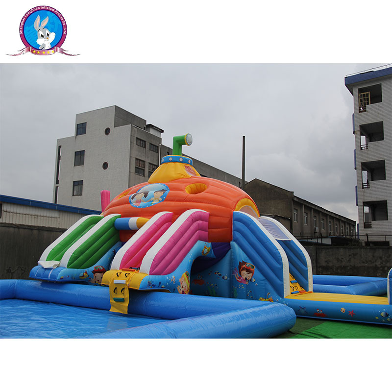 Enfants conception piscine extérieure fournitures de parc aquatique gonflable
