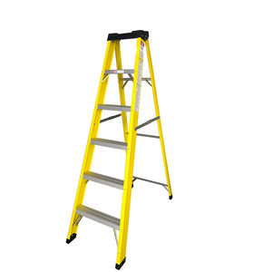 Plateforme d'échelle industrielle <span class=keywords><strong>en</strong></span> <span class=keywords><strong>fibre</strong></span> <span class=keywords><strong>de</strong></span> <span class=keywords><strong>verre</strong></span>, échelle extensible <span class=keywords><strong>en</strong></span> FRP, marchepied portable fin, 3 marches SL1 - Product Image 4