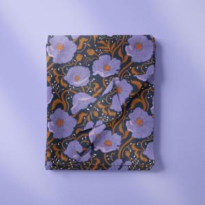 Échantillon Gratuit Tissu Popeline de Coton Léger à Imprimé Floral Magnifique Écologique pour Sacs Chemises Accessoires Filles Garçons - Product Image 2