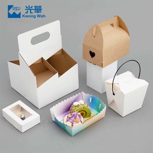 Hot Sale sandwich dessert picnic box prison food hot dog brunch packaging cardboard tray box with dividers